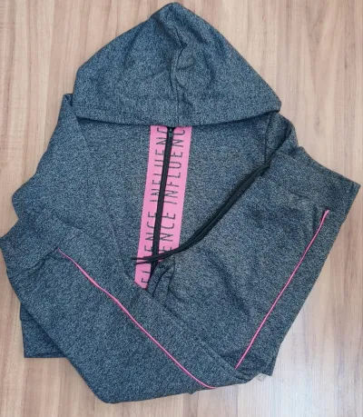CONJUNTO FEMININO INFANTIL MANGA LONGA+CALÇA R39