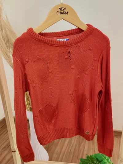 CASACO FEMININO INFANTIL TRICOT R39
