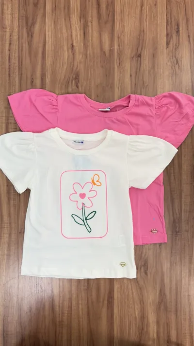 BLUSA FEMININO INFANTIL SEM MANGA
