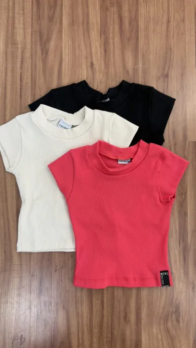BLUSA FEMININO INFANTIL SEM MANGA CNLD
