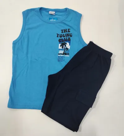 CONJUNTO MASCULINO INFANTIL RG+SHORTS R39