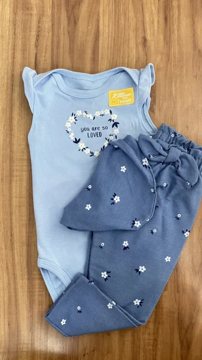 CONJUNTO BODY FEMININO INFANTIL SM R39