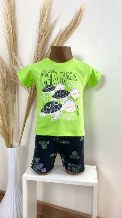 CONJUNTO MASCULINO INFANTIL SEM MANGA R39