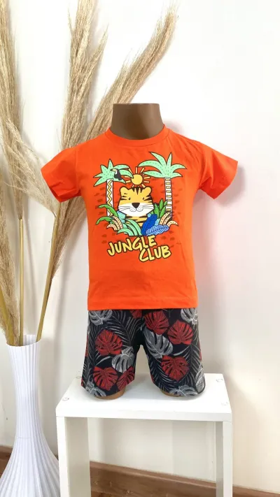 CONJUNTO MASCULINO INFANTIL SEM MANGA R39