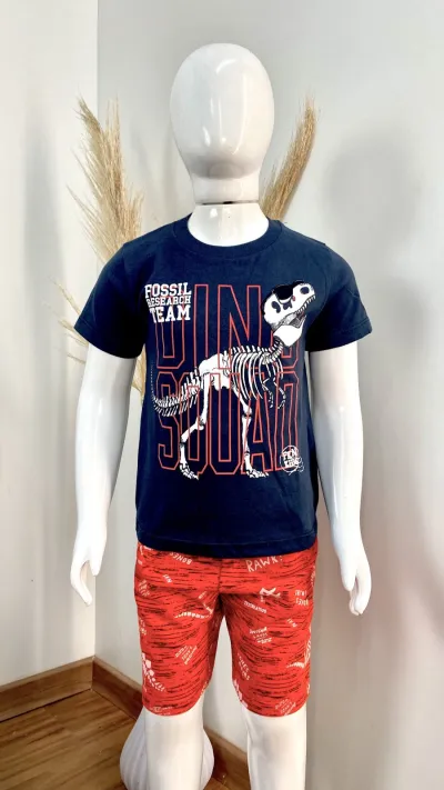CONJUNTO MASCULINO INFANTIL SEM MANGA R39