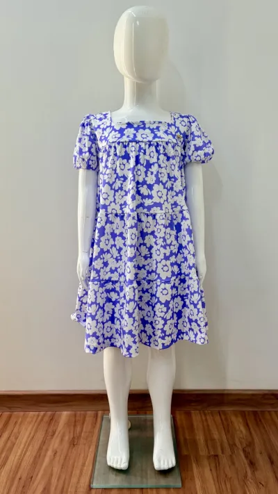 VESTIDO FEMININO INFANTIL SEM MANGA R39