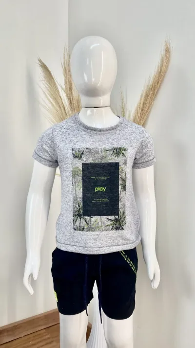 CONJUNTO MASCULINO INFANTIL SEM MANGA R39