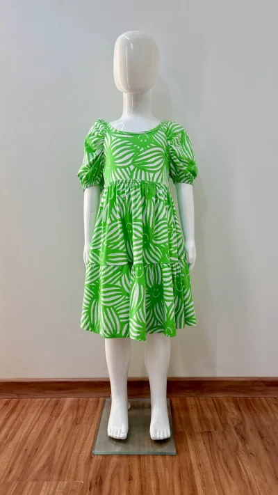 VESTIDO FEMININO INFANTIL SEM MANGA R39