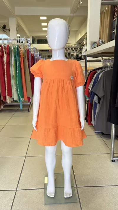 VESTIDO FEMININO INFANTIL SEM MANGA R39