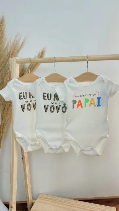 BODY UNISSEX SEM MANGA VOVÔ