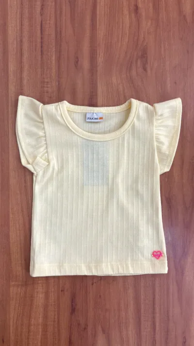 BLUSA FEMININO INFANTIL SEM MANGA