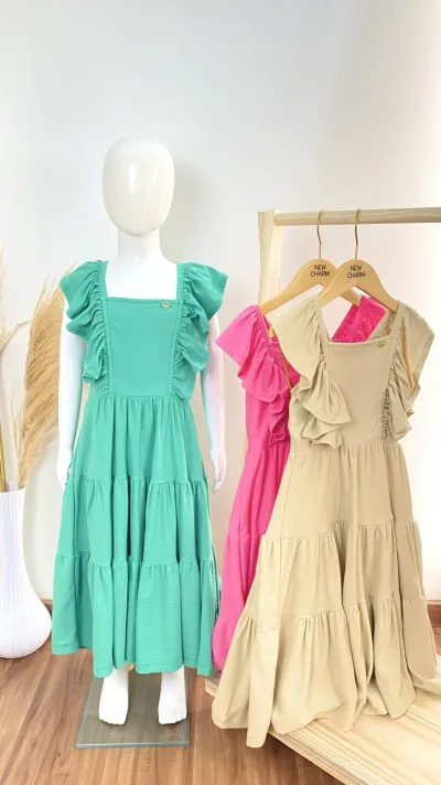 VESTIDO FEMININO INFANTIL SM LG