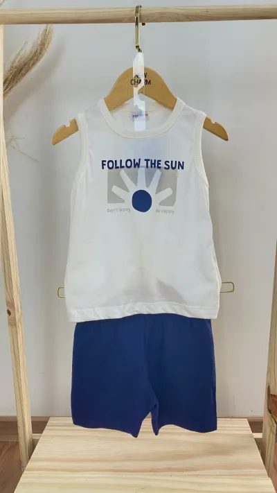 CONJUNTO MASCULINO INFANTIL REGATA+BRASIL