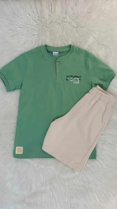 CONJUNTO MASCULINO SEM MANGA+BRASIL