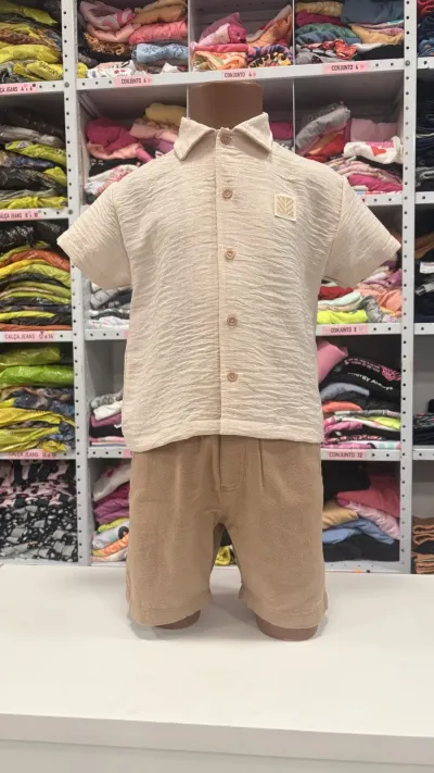 CAMISA MASCULINO INFANTIL SEM MANGA