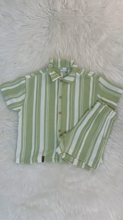 CONJUNTO MASCULINO INFANTIL SEM MANGA+SHRT