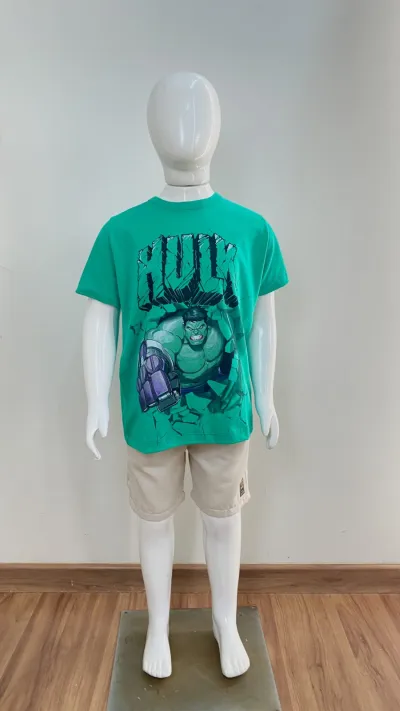 CAMISETA MASCULINO INFANTIL SEM MANGA