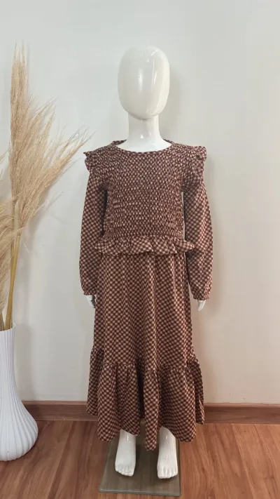CONJUNTO FEMININO INFANTIL MANGA LONGA+SAIA
