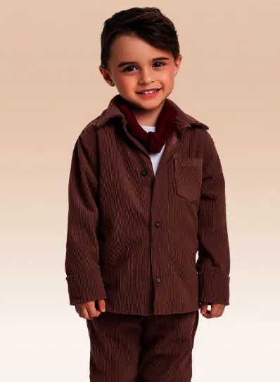 FAKINI — CASACO MASCULINO INFANTIL ABERTA
