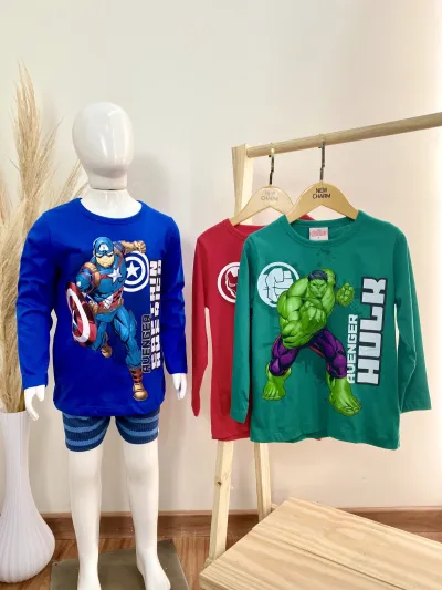 CAMISETA MASCULINO INFANTIL MANGA LONGA
