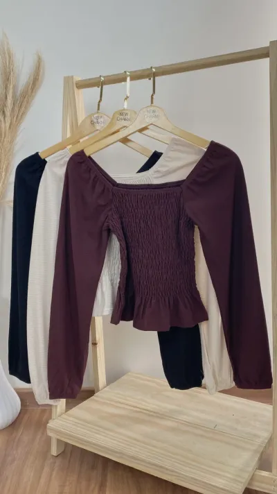 BLUSA FEMININO INFANTIL MANGA LONGA