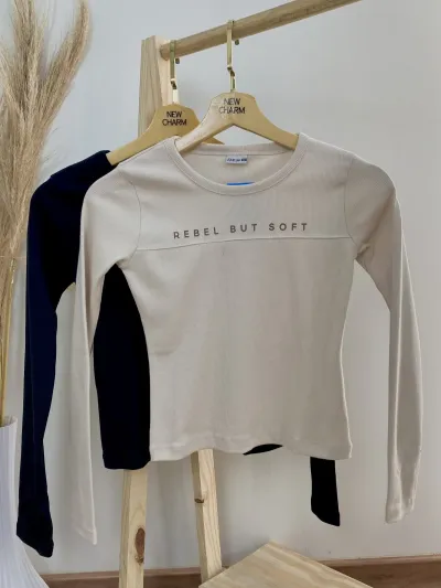 BLUSA FEMININO INFANTIL MANGA LONGA CNLD