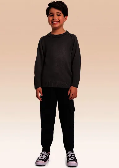 FAKINI — CASACO MASCULINO INFANTIL TRICOT