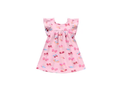 FAKINI — VESTIDO FEMININO INFANTIL SEM MANGA CURTO