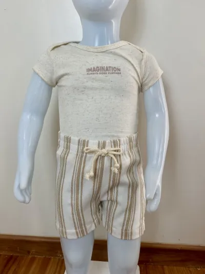 FAKINI — CONJUNTO MASCULINO INFANTIL MANGA CURTA+BERMUDA