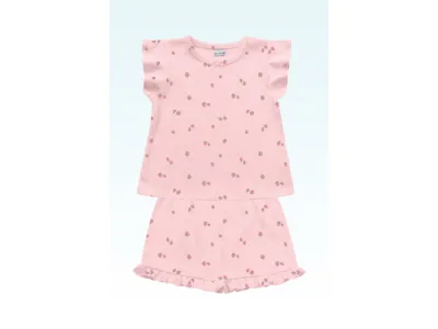 FAKINI — PIJAMA FEMININO INFANTIL MANGA CURTA+SHORTS