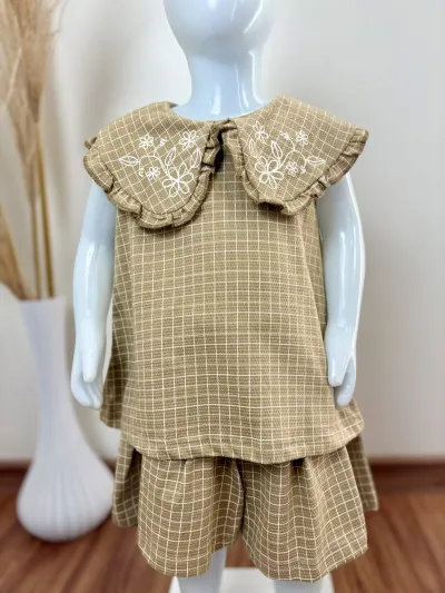 CONJUNTO FEMININO INFANTIL SM+SHORTS