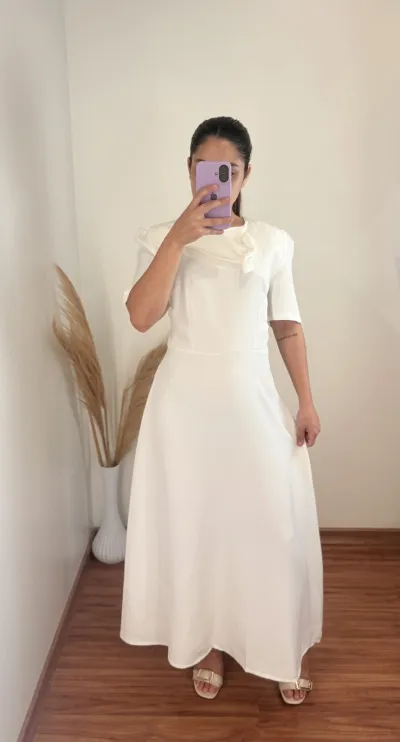 GLEE — VESTIDO FEMININO ADULTO MANGA CURTA MIDI