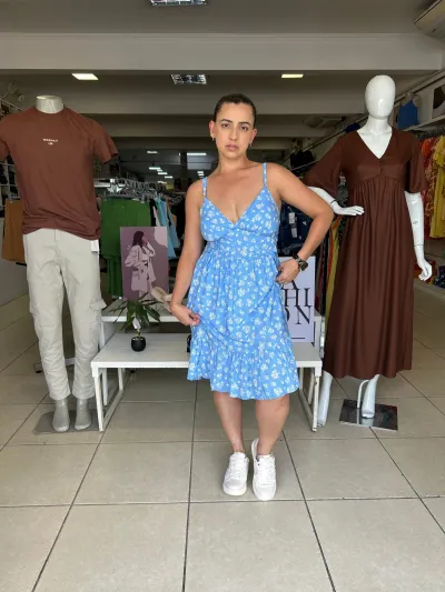 VESTIDO FEMININO C/ALÇA R74