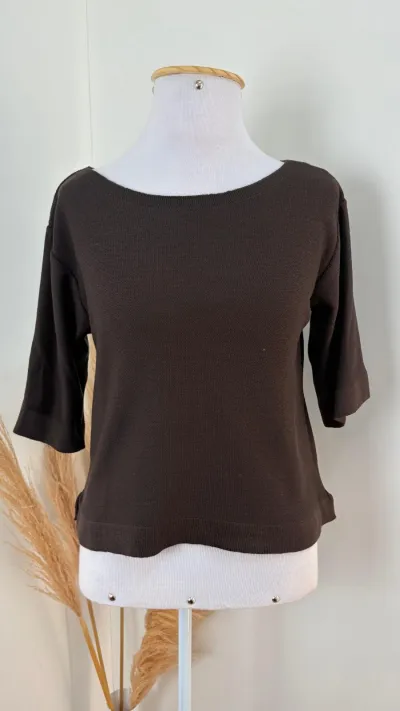 BLUSA FEMININO 3/4 TRICOT R74
