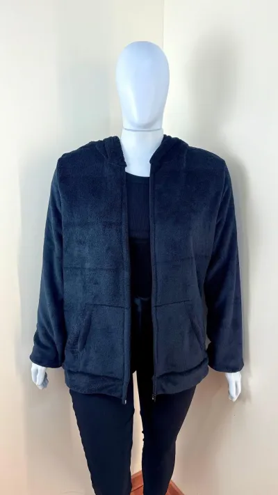 JAQUETA FEMININO ABERTA TEDDY