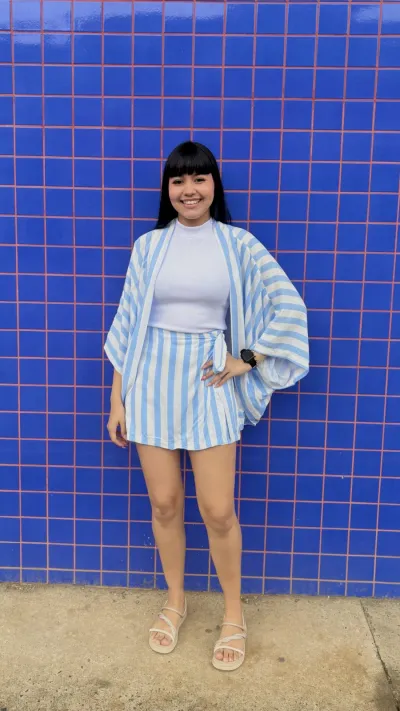 GLEE — CONJUNTO FEMININO KIMONO+SHRT