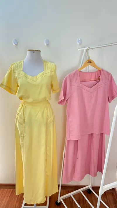 CONJUNTO FEMININO SEM MANGA+SAIA LG