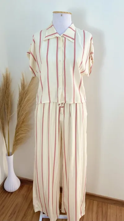 CONJUNTO FEMININO ADULTO SEM MANGA+PANTALONA