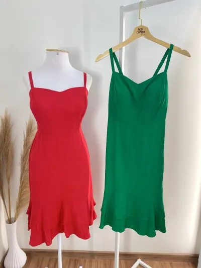VESTIDO FEMININO ADULTO C/ALÇA CURTO