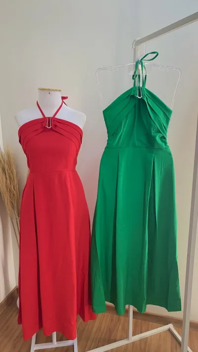 VESTIDO FEMININO ADULTO C/ALÇA LG