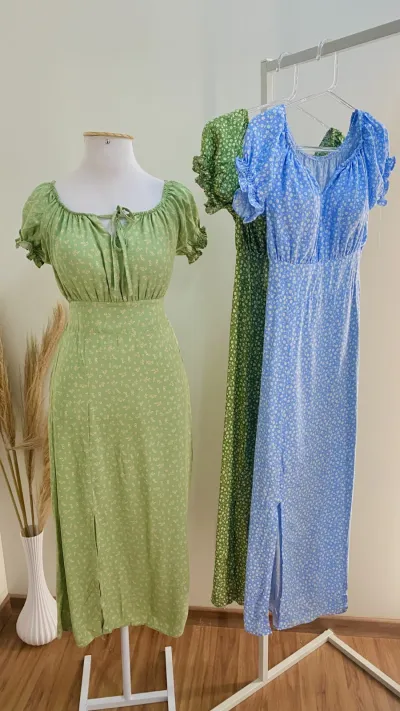 VESTIDO FEMININO ADULTO SEM MANGA LG