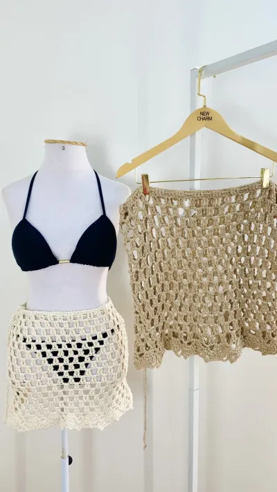 SAIA FEMININO ADULTO CROCHE