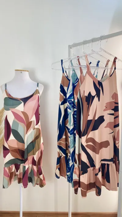 VESTIDO ADULTO C/ALÇA CURTO