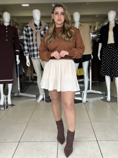 SAIA FEMININO ADULTO CURTO GODE