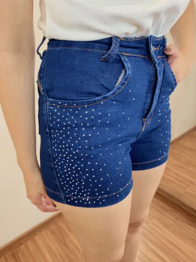 SHORTS FEMININO ADULTO CURTO