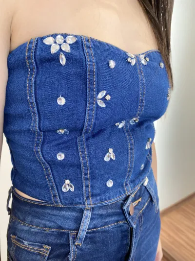 CORSET FEMININO ADULTO SM