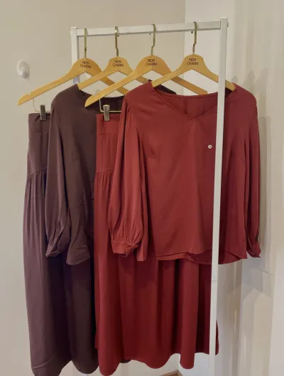 CONJUNTO FEMININO ADULTO MANGA LONGA+SAIA MIDI
