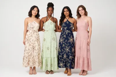 GLEE — VESTIDO FEMININO ADULTO SEM MANGA LONGO