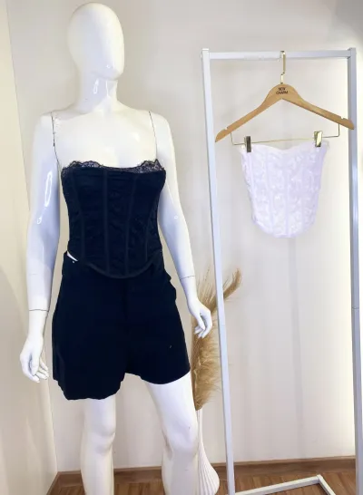 GLEE — CORSET FEMININO ADULTO SEM MANGA S/BOJO