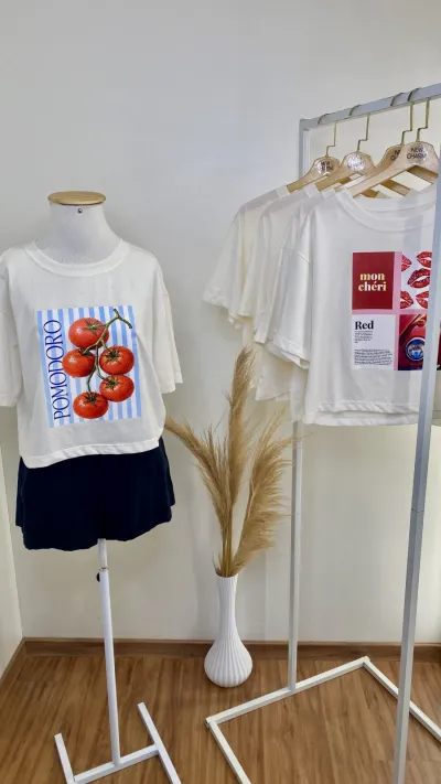 GLEE — CROPPED FEMININO ADULTO MANGA CURTA OVER